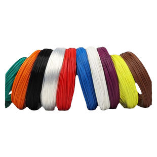 铁氟龙镀银线高温线30/28AWG0.12/0.5平方环保耳机音响连接信号线