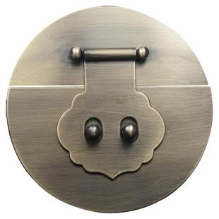 中式仿旧锁扣搭扣箱扣12cm加厚樟木箱光面铜锁扣老式箱子锁片扣子