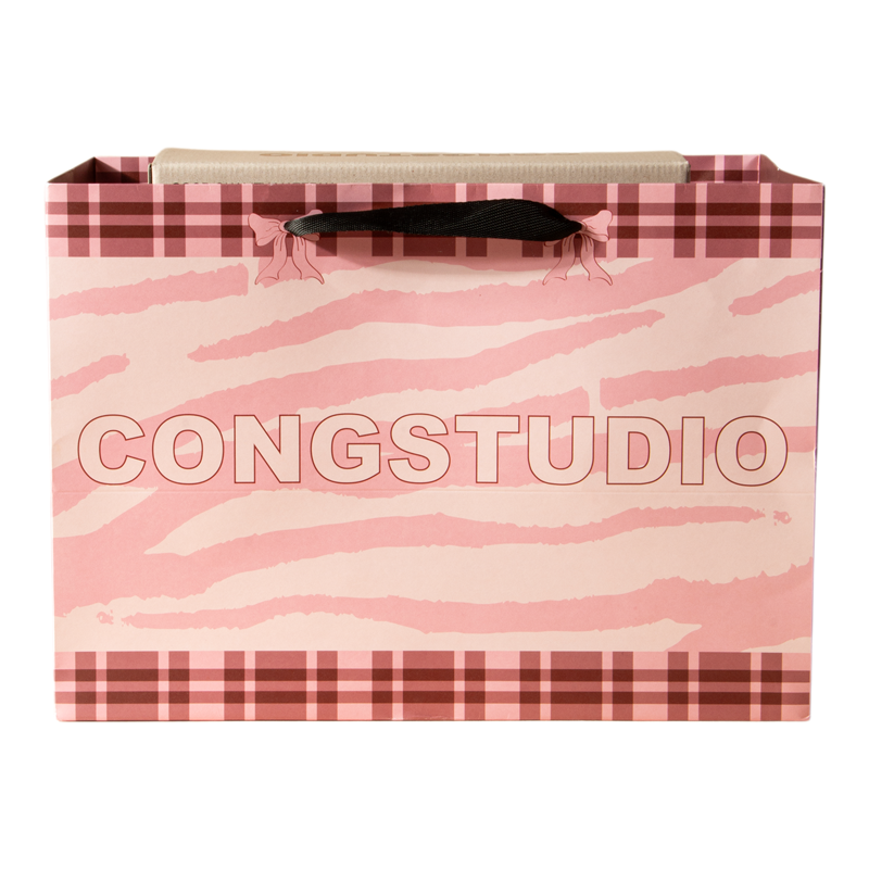 CONGSTUDIO|环保木浆纸礼品袋创意购物袋大容量纸袋送礼包装袋