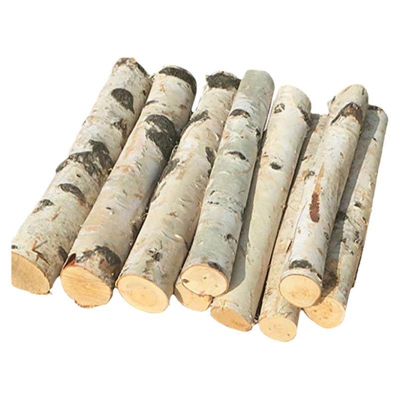 壁炉柴火干柴家用燃木取暖炉专用木柴白桦木材硬木壁挂炉装饰木头