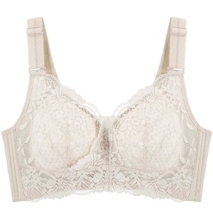 新品品牌文胸大胸显小薄款缩胸全罩杯女聚拢收副乳防下垂大码内衣