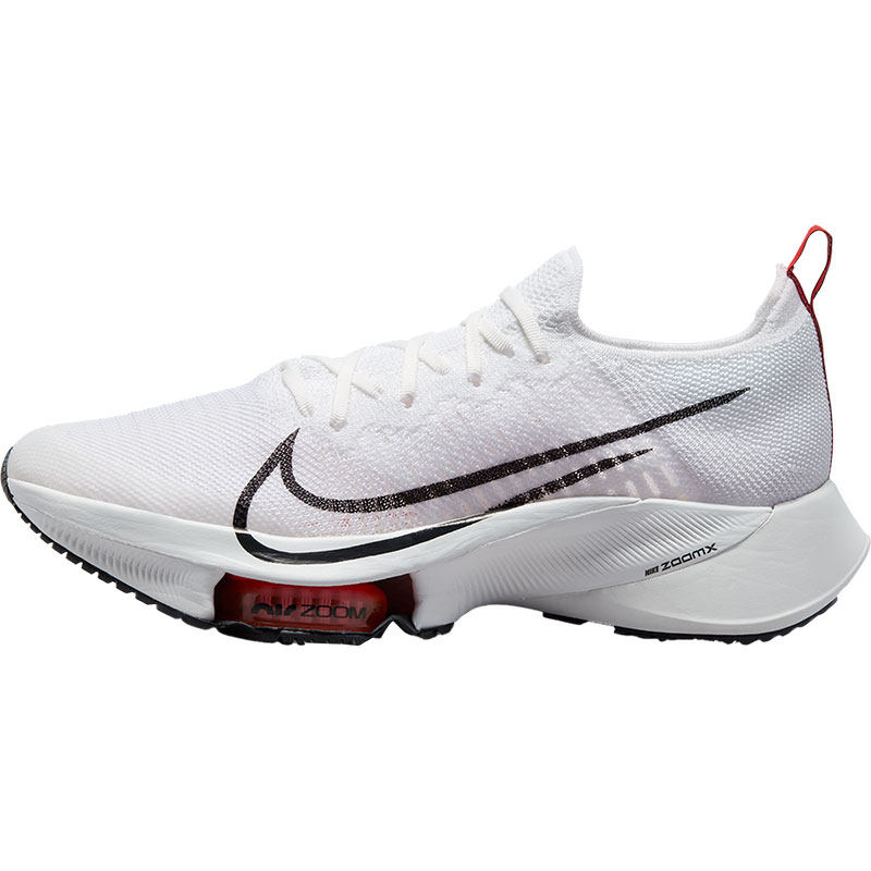 Nike/耐克AIR ZOOM TEMPO NEXT% FK白色红色男子跑步鞋CI9923-105