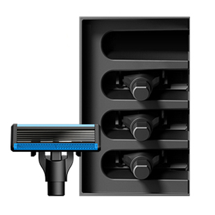 焕醒手动剃须刀刀头唤醒刀头6+1层刀片4支装唤醒刮胡刀刀头剃须泡