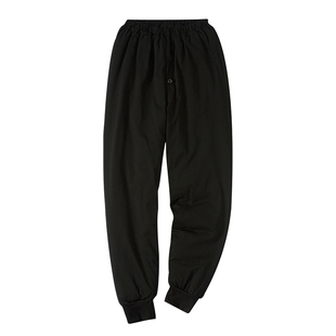 手工桑蚕丝保暖裤加厚 高腰裤男 蚕丝裤棉裤脱卸内胆