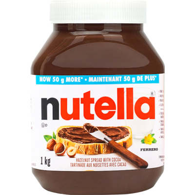 新日期nutella巧克力酱1kg
