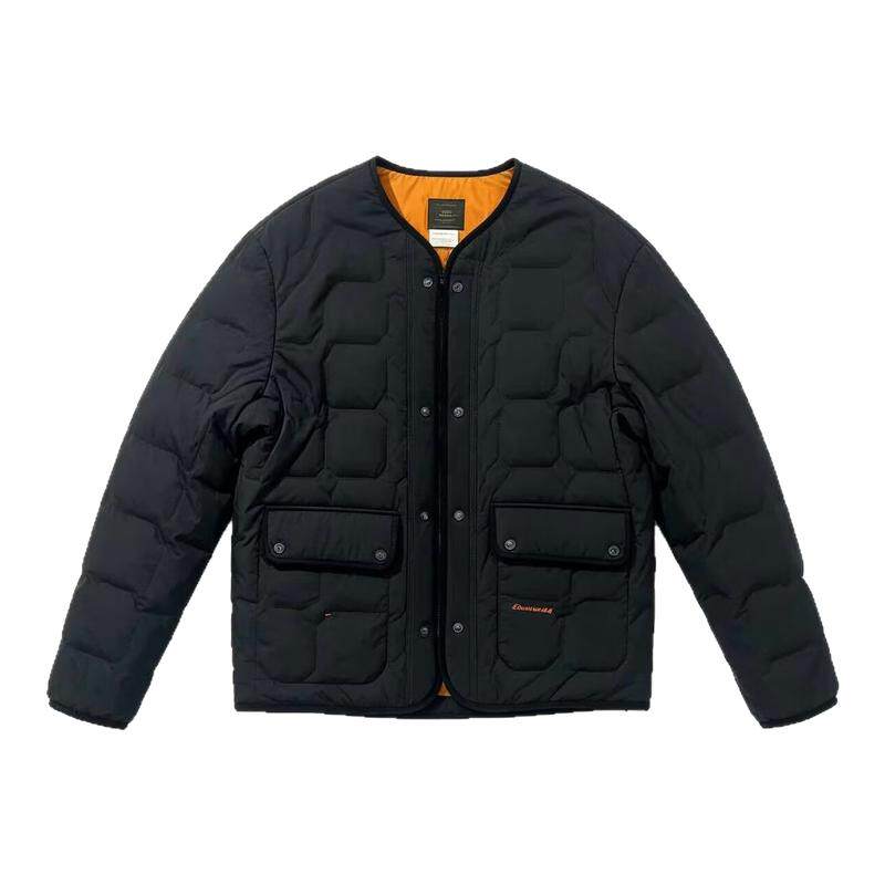 设计90白鸭绒轻薄羽绒衣服男V领