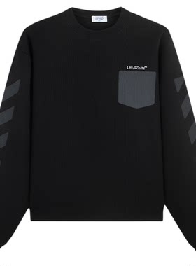 OFF-WHITE™情侣简约长袖卫衣
