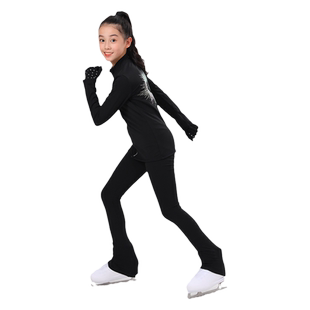 花样滑冰花滑保暖训练服滑冰服溜冰服升级面料儿童成人女套装 A1