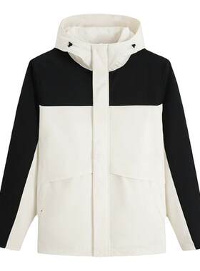 牧高笛户外机能风衣防风防水透气两层冲锋外套男女2025秋运动夹克