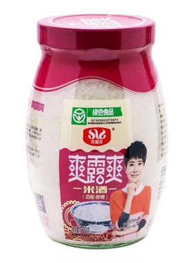 爽露爽米酒900克x2瓶糯米酒