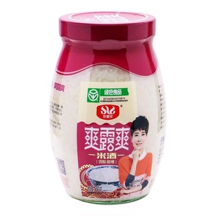 爽露爽米酒900克x2瓶糯米酒醪糟甜酒酿月子米酒孝感米酒湖北特产