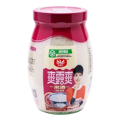 爽露爽米酒900克x2瓶糯米酒