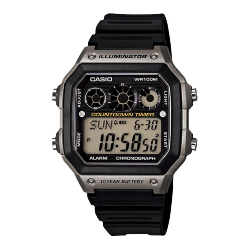 【胡一天同款】Casio/卡西欧 YOUTH系列电子动能石英男表AE-1300