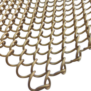 金属装饰网帘螺旋网帘带图垂挂帘窗帘餐厅酒店咖啡厅卡座隔断屏风