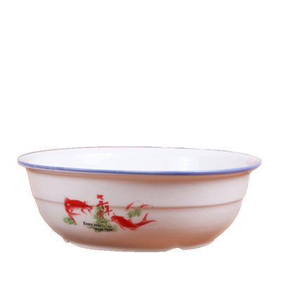 老式手工陶瓷和面盆家用加厚