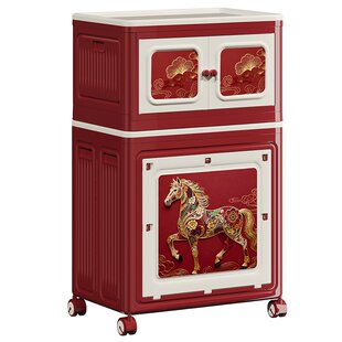 折叠收纳柜免安装收纳箱出租屋防潮防霉卧室衣柜鞋子玩具储物柜子