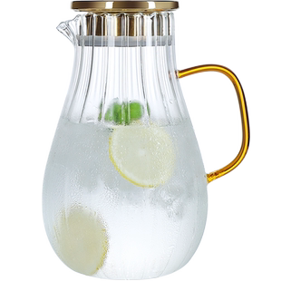 高颜值冷水壶家用客厅装凉白开水杯玻璃耐高温水壶泡凉茶瓶大容量