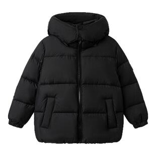 巴拉巴拉儿童羽绒服男童加厚外套女童连帽上衣2025冬季新款童装暖