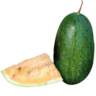 甜西伯利亚人西瓜种子高产超甜多汁杏肉传家宝可留种春秋阳台盆栽