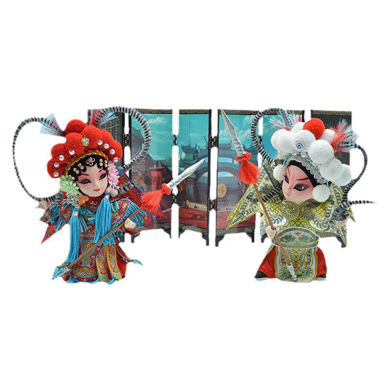 中国风绢人送老外北京