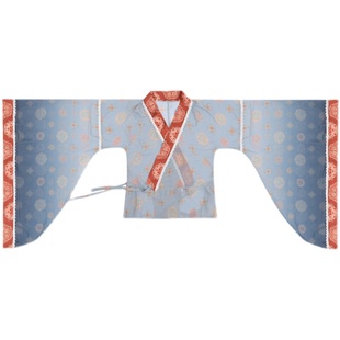 柒陌古原创汉服【瑶歌行】南北朝大袖襦印花夏季改良款全套汉服