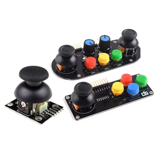 PS2游戏摇杆JoyStick传感器双轴按键控制杆电子积木适用arduino