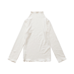 女童打底衫春秋款2026新款儿童长袖t恤一体绒宝宝半高领秋季上衣