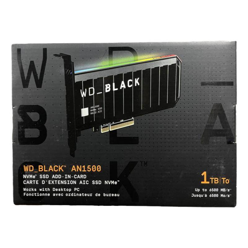 WD/西部数据 AN1500游戏固态硬盘1T 2TB Raid0阵列Pci-E3.0