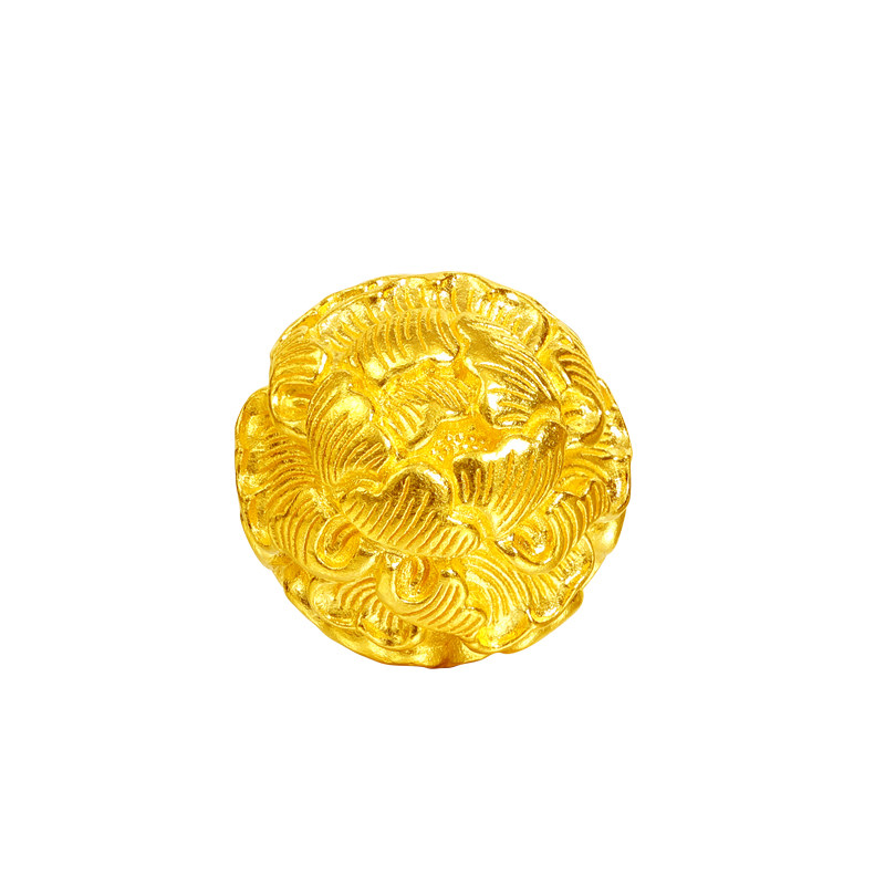 老克勒古法黄金牡丹花珠