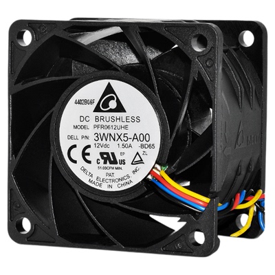 6038台达12V1.5A暴力PWM风扇6CM