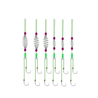 浮钓鲢鳙专用弹簧pe子线双钩手杆