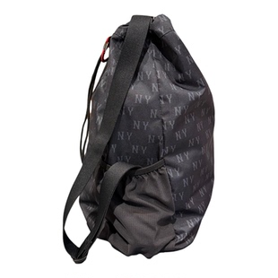 MLB男女情侣背包2025款大容量满印老花抽绳休闲双肩背包ABKM045N