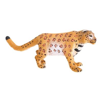 仿真野生实心动物模型花豹云豹鬃狼豹猫灵猫狼獾儿童认知玩具摆件