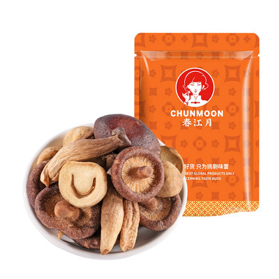 春江月什锦蘑菇脆干香菇脆菌菇鹿茸菇果蔬脆蔬菜干混合装零食