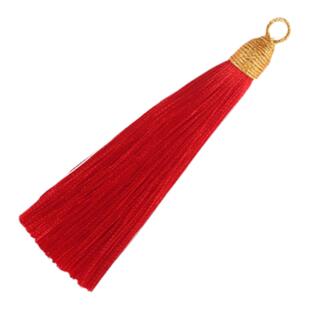 绕金色帽挂圈流苏 古风吊穗挂件饰品配件扇坠diy手工编织汉服穗子