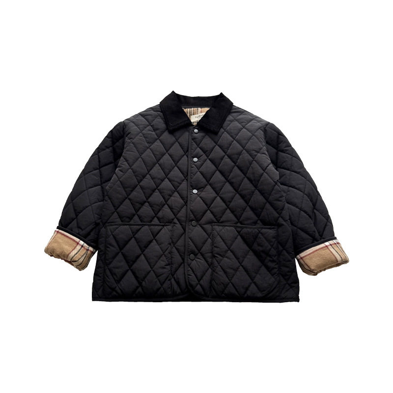 男童秋冬夹棉加厚棉服外套