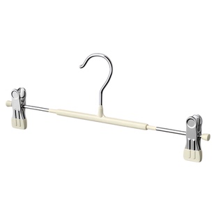 升级无痕裤夹子衣夹不绣钢jk衣架子加粗裙夹可调节宿舍晾衣架防滑