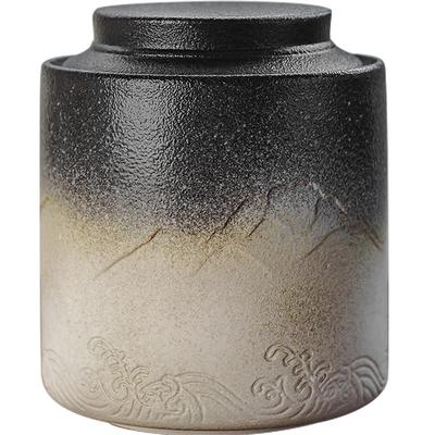 言和堂茶叶罐陶瓷半斤装复古高档