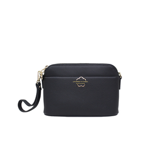 劳斯帅特荔枝纹头层牛皮相机包单肩斜跨百搭时尚休闲双层手机包