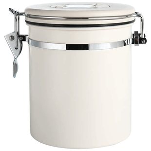 不锈钢咖啡豆密封罐真空单向排气保存罐储存收纳储豆罐养豆储存罐