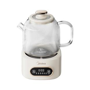 美的纯玻璃养生壶家用煮茶壶高端全玻璃小型办公室保温2026新款