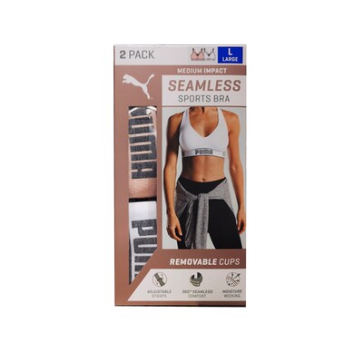 彪马美背防震聚拢健身运动文胸