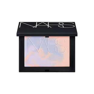 现货 NARS纳斯欧若拉限量蜜粉饼 控油定妆极光配色柔和淡紫大白饼