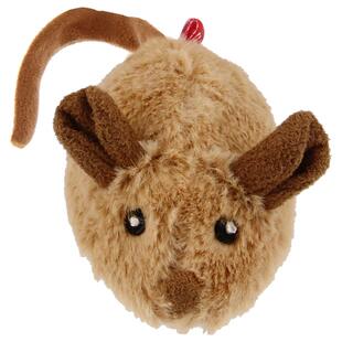 GiGwi贵为猫玩具自嗨解闷电动滑轮老鼠自动逗猫发声猫用品逗猫棒