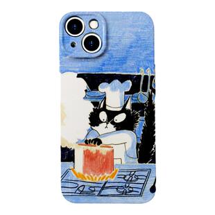 美食家~趣味厨师猫咪适用iPhone16/15promax手机壳华为nova13小米14红米k70pro软壳iqooneo9苹果14/13vivoS19
