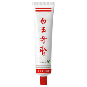 白玉牙膏90克天然薄荷香型