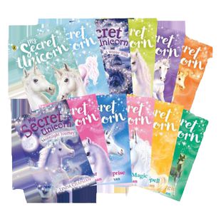 我的秘密独角兽系列12册套装 My Secret Unicorn 英文原版 琳达查普曼 章节书 魔法奇幻经典 搭女巫温妮系列 火翼飞龙