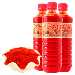 贵州特产 贵州三都酸 600克*3瓶装 酸汤鱼调料 酸汤鱼调料 包邮