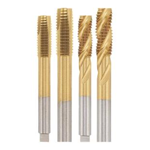 含钴镀钛不锈钢机用丝锥直槽细牙丝攻M0.8-M36 M7X0.5M8X0.75M9X1