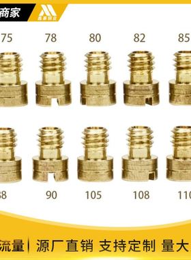 PZ19GY6化油器M4油嘴主main主配件喷嘴jet孔副139QMA量